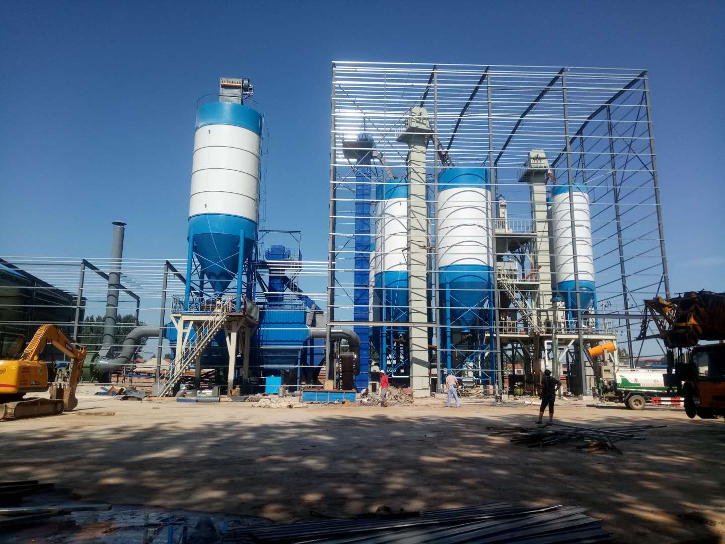 年產(chǎn)15萬噸干粉攪拌站客戶案例